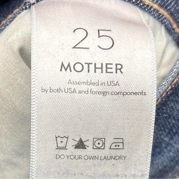 Mother The Stunner Zip Two Step Fray Jeans “Girl Crush” Size 25 - Picture 6 of 7